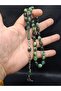 Special Green Color Beyzi Cut Powder Amber Prayer Beads - 2