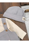 Waffle Cap-Romper with Badges %100 Cotton Baby Boy Overall/Set - 2