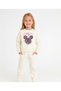 Little Girl Heart Mickey Printed Tracksuit Set / Sweatshirt Set