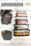 Eliz 60 Piece Multi-Use Food and Grain Storage Container & Spice Rack - 6