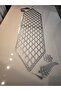 1 Runner/120X32Cm/Artificial Leather/Silver Leaf (2 Leaves, 2 Flower Motif Gifts) Total 5 Pieces - 2