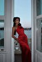 Red Dianeli Tie-Detail Dress ATE-2895 - 2
