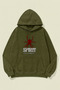 Hooded Sweatshirt - Unisex - Front and Back Printed - 3 Thread Raised - Comfortable Fit