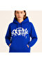 Hooded Sweatshirt - Unisex - Oversize - 3 Thread Raised - Graffiti Printed - 2