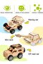 Wooden Hand Cranked Generator, Science Kit Manual Generator Toy - 2