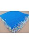 Handmade Crystal Drop Stone Beaded Writing, Cheesecloth Yemeni, Scarf, 4 Edges Embroidered - 3