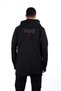 Fermuarlı Örme Siyah Sweat-Ceket - 7