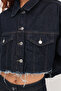 Tasseled Crop Denim Jacket C5017-L6 - 3