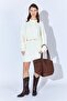 Women's Bone Hair Braided Skirt Sweater Set