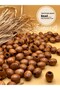 12X14 mm Tan Brown Oval Wooden Beads (50 Grams 62 Pieces) Macrame Bag Design Board Hole Diameter 5 mm