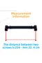 Furniture Drawer Kitchen Cabinet Cupboard Handles Kulb 22.4 cm 224 mm Striped Black Metal Handle - 3