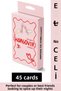 Fun Friend Party Special Day Valentine's Day Couple Daring Game Hangover Mini Drinking Game-Romantic