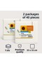 Suna K Signature Collection – Premium 3-Ply Floral Pattern Napkins (2 Packs – 40 Pieces)