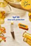 Sun Spf50 High Sun Protection Moisturizing Colorless Lip Care Cream 4.8g, Vitamin C and E - 5