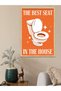 The Best Seat in the House One Piece Wooden Framed Painting