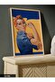 Strong Woman One Piece Wooden Framed Painting - 3