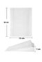 15X30 cm White Paper Bag 10 Pieces – Gusseted Kraft Bag Gift Package for Food and Packaging - 5