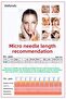 إبر متوافقة مع جهاز Dr Pen A6-a10-a1-n2-m5-m7-e30-mym، 10 قطع من خراطيش الإبر الأصلية Dermapen ذات 7 سنون - 3