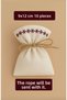 10 Pcs 9×12cm Embroidered Raw Cloth Beige Color Pouch Multi-Purpose Cloth Bag