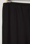 Black Ribbed Detail Wide Leg/Large Leg Plus Size Sweatpants Tbbaw26Aj00005 - 6