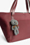 Charm Detailed Daily Claret Red Women's Shoulder Bag - 2