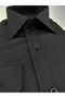 Sports Shiny Long Sleeve Slim Fit No Pocket Anti-Sweat Lightweight Cotton Men's Shirt - 3