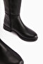Kanako Black Accessorized Zippered Women's Short Heeled Boots - 4