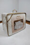 Merinos Double Sleeping Set with Inner Filling Comforter Bedspread Double-Sided Cream Set - 7