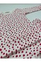 طقم أطفال من القطن الممشط الناعم 100% بنقشة قطرات - طقم علوي وسفلي - 5
