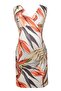 Maternity 5504 Floral Maternity Breastfeeding Dress
