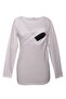 2701-2708 Cotton Long Sleeve Maternity Breastfeeding T-shirt