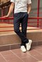 Male, with Elastic Waist, Summer-Spring, Old Money Culture, Cotton, Linen Woven Pants 290 - 6