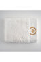 Aslışah Bath Towel Men's 100% Organic Cotton Embroidered Cream 80x150 Cm - 7