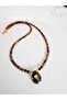Tiger Eye Natural Stone Drop Necklace 45 cm - 4