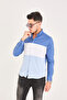 Partial Cotton Lycra Slim Fit Men's Shirt - 5