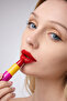 أحمر شفاه لامع مع عصا الشفاه