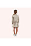 Girl's Collar Embroidery Detailed Beige Shirt - 2