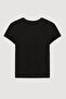 Μπλουζάκι Crew Neck Basic Μαύρο - 3