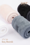 4-Piece Cotton Hair & Makeup Band Set – Sports Yoga Spa - 5