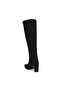 Snowflake Luxe Style Black Shimmer Boots for Women 3 Inch Block Heel - 7