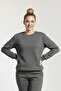 Women's Crew Neck 3 Thread Soft Puff Fabric (with Fleece Inside) Sweatshirt - Oversize Original Fit - 3
