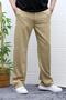 Men's Summer Fabric Baggy Pants with Elastic Waist - 4