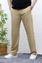 Men's Summer Fabric Baggy Pants with Elastic Waist - 3