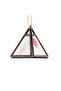 Triangle Portable Lantern with Tassel Light Lamp for Chinese New Year Spring Festival Home Decoratio
