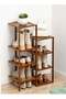 Multipurpose Multi-Tiers Bamboo Shoe Rack Storage Shelf Entryway Display Rack