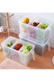 Food Storage Boxe With Lid And Handle Pack Of Large Plastic Kitchen Refrigerator Fridge Desk Cabinet - 4