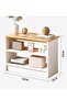 Multipurpose Use Home Office Desk Desktop Bookshelf Living Room Storage Rack Simple Table Display St - 4