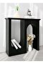 Italian Light Luxury Double Arc Narrow Entryway Table Minimalist Modern Decorative Console Table Rec - 3