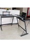 L Shape Gaming Table Computer Desk with Large Monitor Stand Sturdy Writing Workstation 258 x 46 x 74 - 2