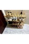 4 Tier Portable Multipurpose Foldable Bamboo Shoe Rack - 2